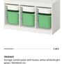 Habitat High Sleeper Bed, Desk, Shelves and Trofast Image 5