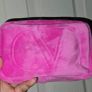 Valentino Velvet Teddy Makeup Cosmetic Clutch Bag in Pink Image 2
