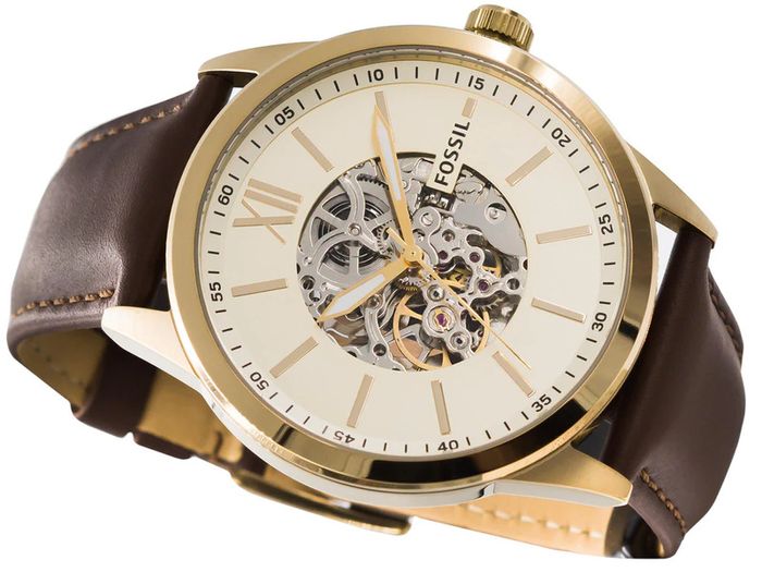 Fossil BQ2215 Flynn Mechanical Skeleton Watch