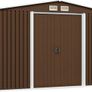 Garden Storage Shed Anthracite Steel 257x205x178 Cm Multiple Colours Available (free Postage) Image 2