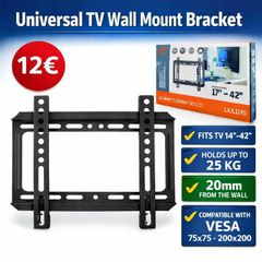 TV Wall Mount Flat Fixed 14" - 42"