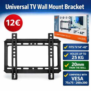 TV Wall Mount Flat Fixed 14" - 42"