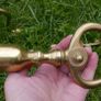 Vintage Pair of Brass Federal Style Andirons / Fire Dogs Image 5