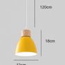 Pendant light - Yellow Scandinavian Pendant Light / NEW Image 8