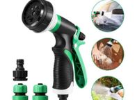 main image for ad BRAND NEW Watering Multi-Function Car Wash High Pressure Durable Hand-Held Tool Hose Sprinkle 8 Adjustable Nozzle Garden Clean