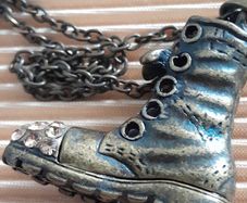 NECKLACE - Hiking Boot - Charm - Pendant