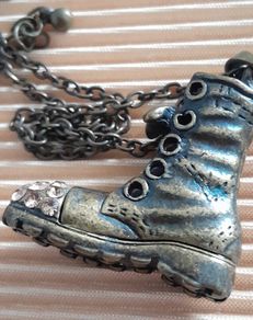 NECKLACE - Hiking Boot - Charm - Pendant