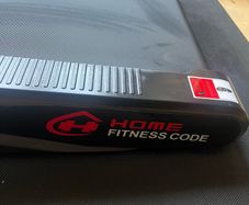 HOME Fitness code. Treadmill with  incline and remote and mat