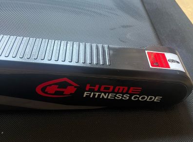 HOME Fitness code. Treadmill with  incline and remote and mat