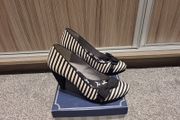 Ruby Shoo black stripe - uk 8 eu 41