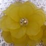 Massive, yellow flowers necklace, new Image 2