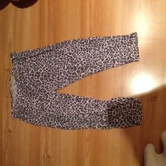 ALL PRICES REDUCED- River Island pink leopard print leggings