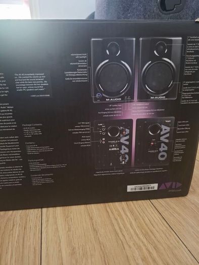 M-Audio monitor speakers