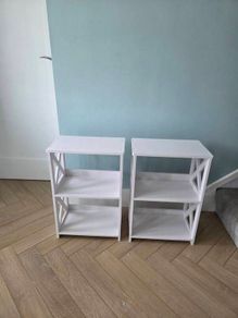 Pair of beside tables/ bookshelves