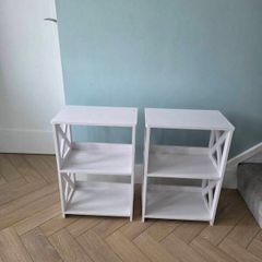 Pair of beside tables/ bookshelves
