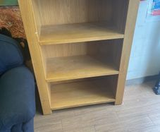 wooden storage unit