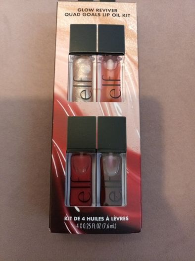 ELF 4 nourishing and hydrating lip oils