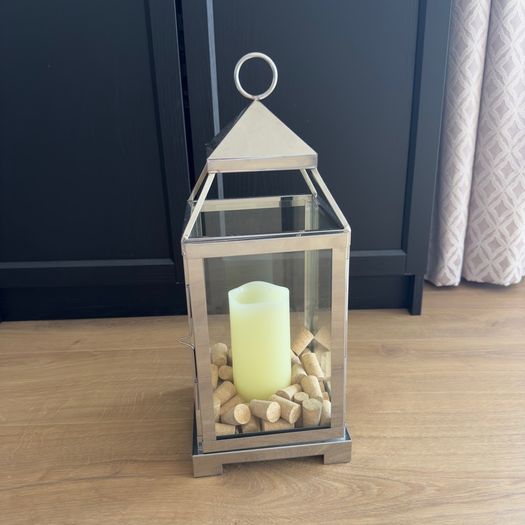 Small silver lantern
