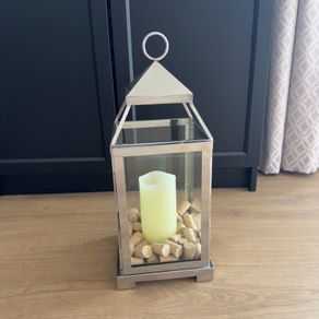 Small silver lantern