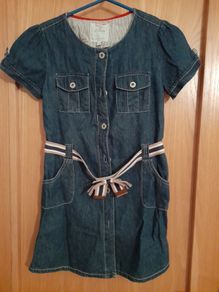 Girl's denim dress, age 9