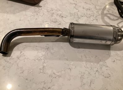 Pitbike exhaust