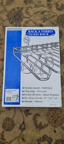 Chrome Wine Glass Rack-pirce drop!