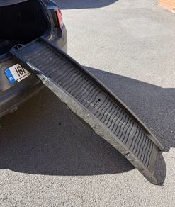 Dog ramp foldable