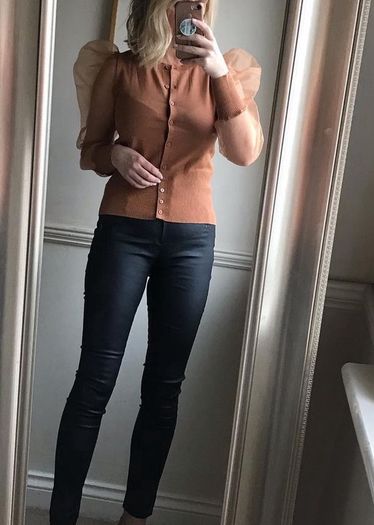 Ladies Chiffon Sleeve Cardigan