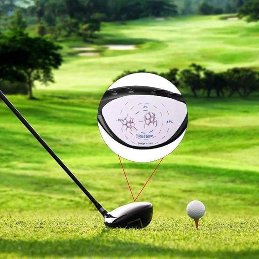 Golf Club Impact Tape Labels for Oversized Woods Ball Hitting Recorder 200 Pcs, Club Face Stickers Training Aids for Golfer Swing Practice