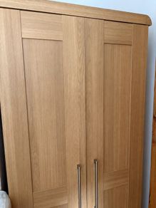 Oak Wardrobe and Locker