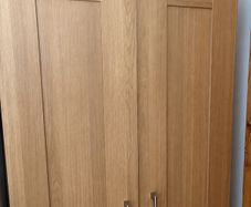 Oak Wardrobe and Locker