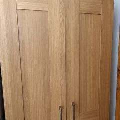 Oak Wardrobe and Locker