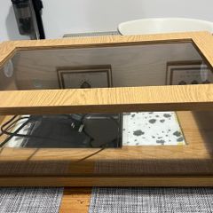 Terrarium with heating mat