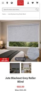 roller blind black out