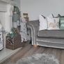 Small Grey Shaggy Rug Image 2