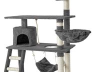 main image for ad _Cat Scratching Post with Many Cuddly and Play Possibilities 141 cm High Extra Wide Various Colours