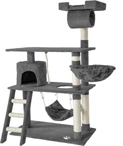 _Cat Scratching Post with Many Cuddly and Play Possibilities 141 cm High Extra Wide Various Colours