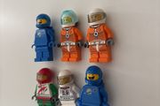 lego space minifigures biker x 6