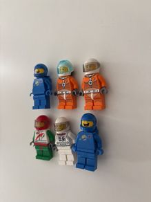 lego space minifigures biker x 6