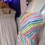 Lanz 1950s Vintage Rainbow Dress Image 2