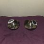 Vintage Georg Jensen Denmark Pair of Stainless Steel "Bloom" Tealight holders Image 3