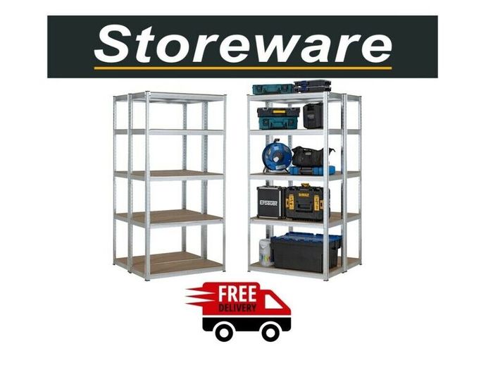 Galvanised Shelving Racking - Home Shed Workshop Garage Storage