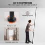 Over the Toilet Storage, 4-Tier Adjustable Over Toilet Bathroom Organizer, Low-carbon Steel 53"-132" Tall Storage Shelf Rack Image 5