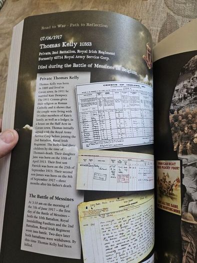 A First World War Centenary  Roll Of Honour For County Cavan. By Michael Finnegan. First Edition Large Volume Hardback In Very Good Condition.  See Photos For Same.