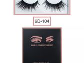 Magnetic Eyelashes with Magnetic Eyeliner and Tweezer - 3 Pair Set - Long Lashes - Size 6D-104