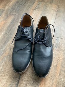 Red Herring Derby Shoe Navy Size 10