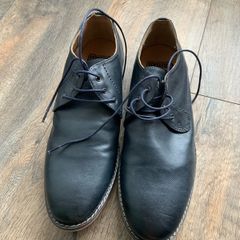 Red Herring Derby Shoe Navy Size 10