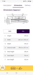 Left hand Corner Sofa