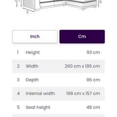 Left hand Corner Sofa