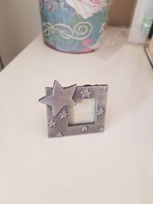 Mini Metal Photo Frame with Stars